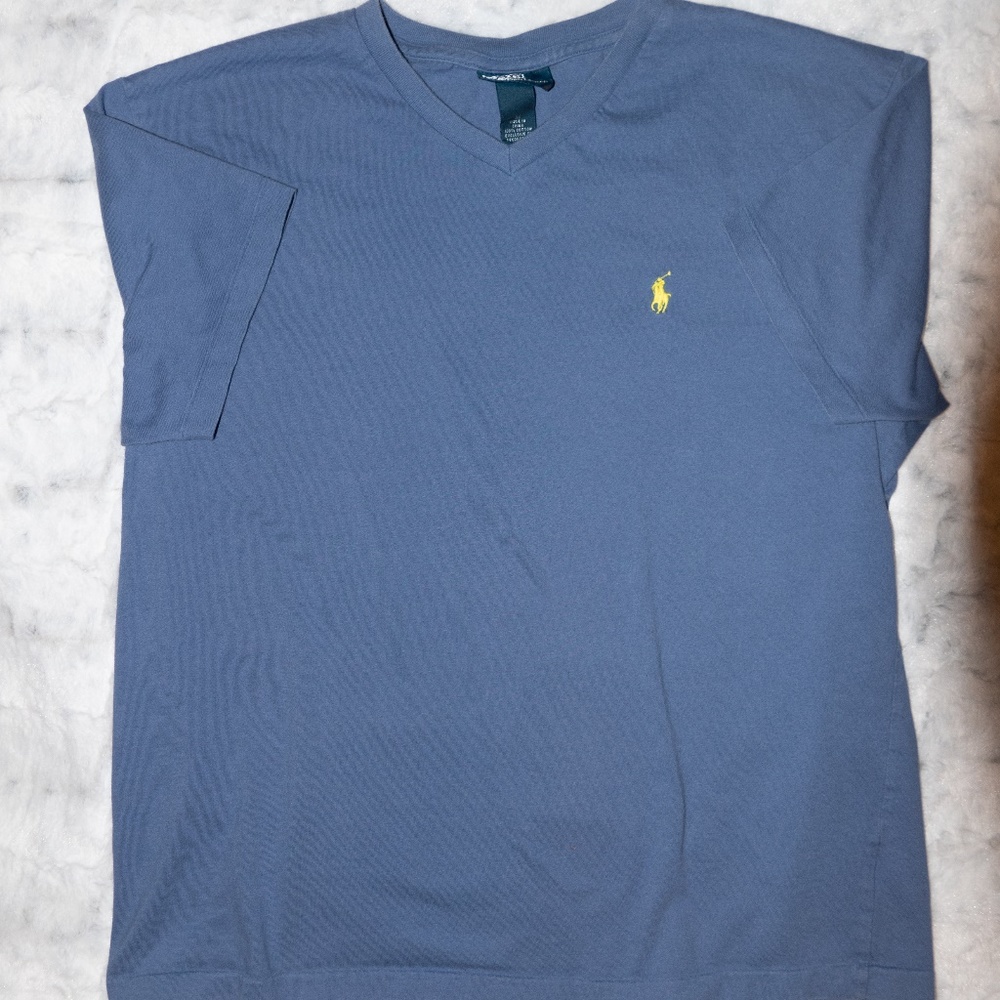 POLO by Ralph Lauren Men's Cotton V-neck Shirt